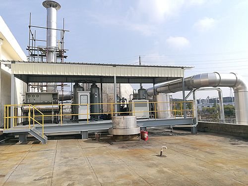 长沙某机电设备有限公司(废气处理)臭氧发生器安装完工